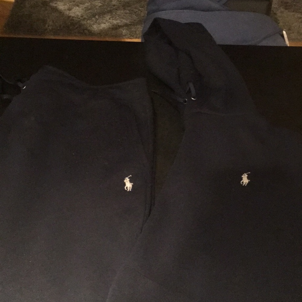 Authentic Polo jogger Sweatsuit Navy Blue